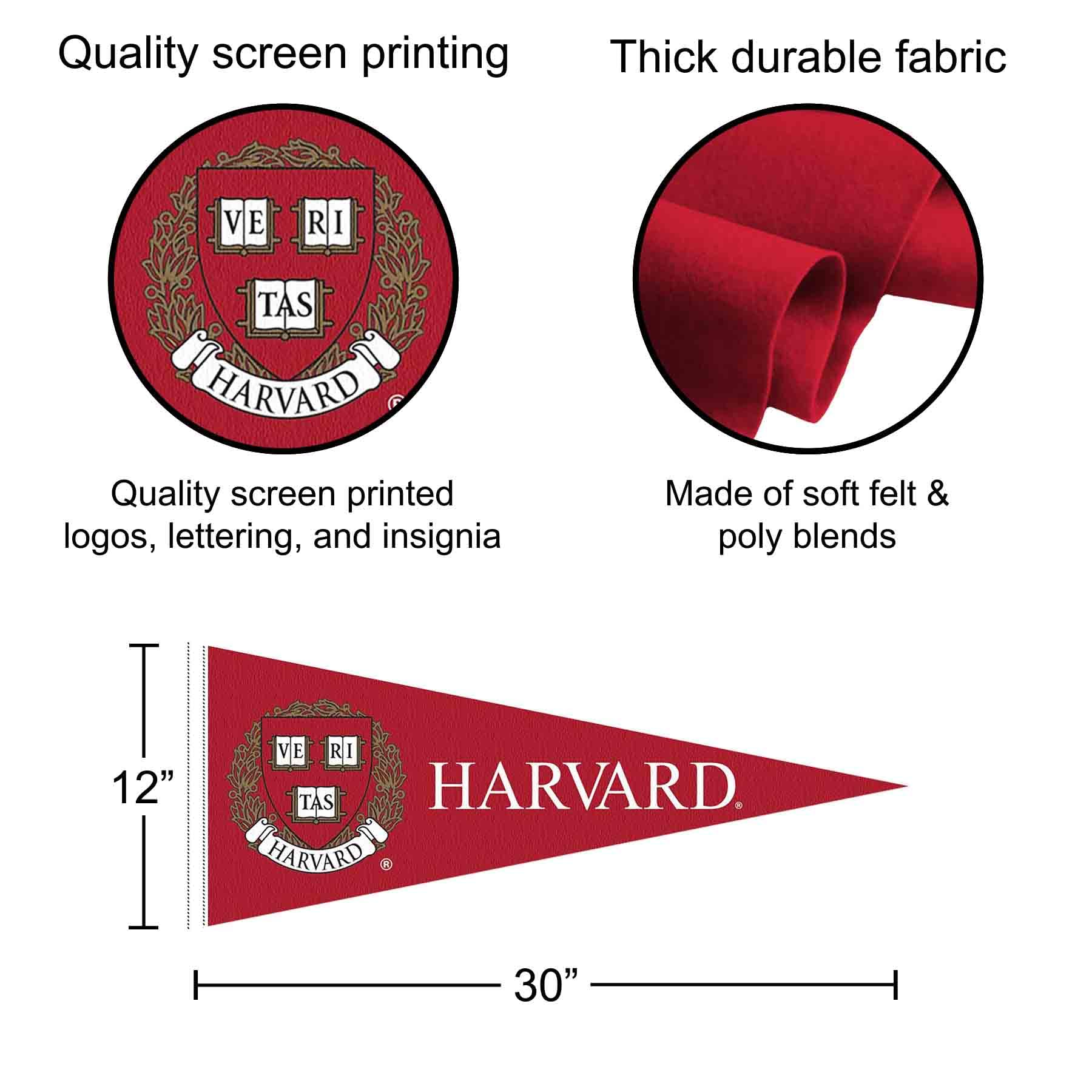 Amazon.com : Harvard Pennant Full Size Felt : Sports & Outdoors